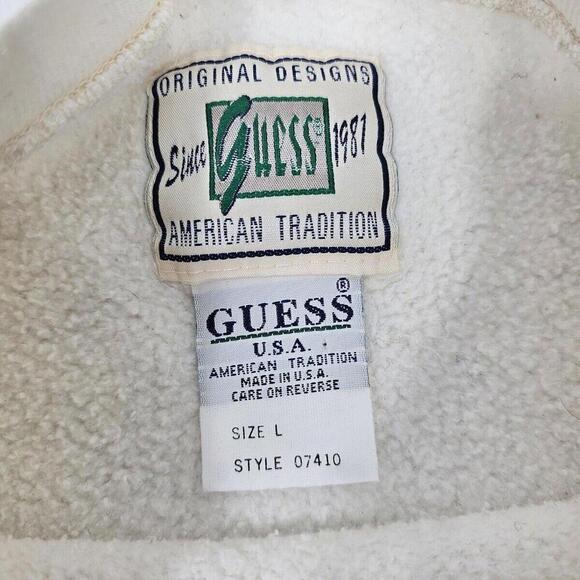 Vintage Guess Jeans Crewneck Embroidered Sweatshirt Women's Size Large USA - Picture 2 of 12